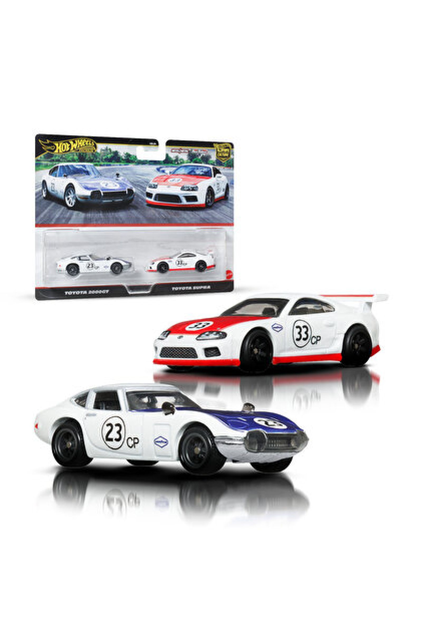 Car Culture ikili set Toyota 2000GT-Toyota Supra