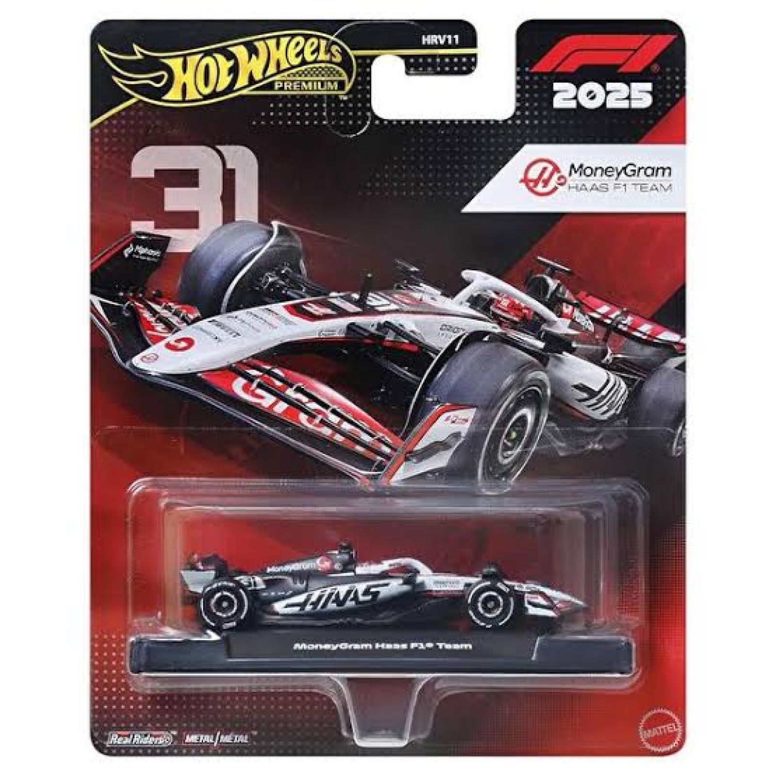 Hot wheels premium F1 tekli MoneyGram Hass 